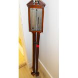An Antique E.Marzorati Dundee Stick Barometer 38 1/2" tall.