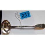 Scottish Provincial Silver George Booth Aberdeen Toddy Ladle - 6 3/8" long with clean bowl.