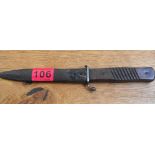 WW2 German Demag Knife - 11 1/2" long with blade of 5 3/4"