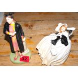 Pair of Royal Doulton Figures of The Graduate and Autumn Breeze.