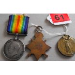 World War One Trio of Medals to the RNVR.
