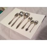 Lot of 6 Silver Spoons.