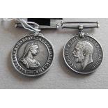 World War 1 BWM Medal and St John's Ambulance Medal.