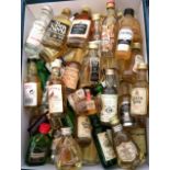 Lot of approximately 40 Vintage Miniatures (mainly whisky).