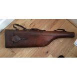Antique Leather Gun Case.