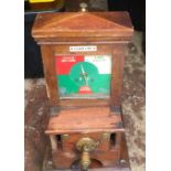 Antique Wooden Railway Signal Repeater - 18" tall.