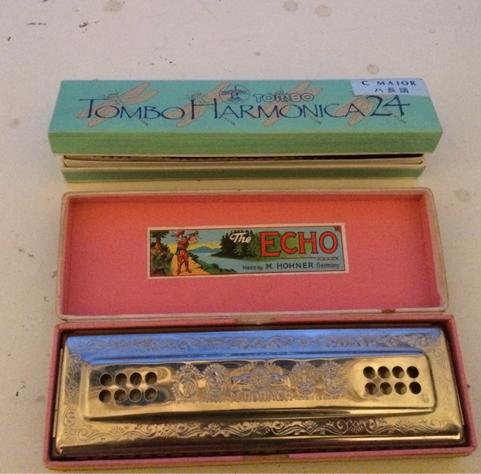 Lot of 2 Vintage Boxed Hohner Harmonicas.
