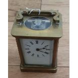 Vintage Brass Carriage Clock.