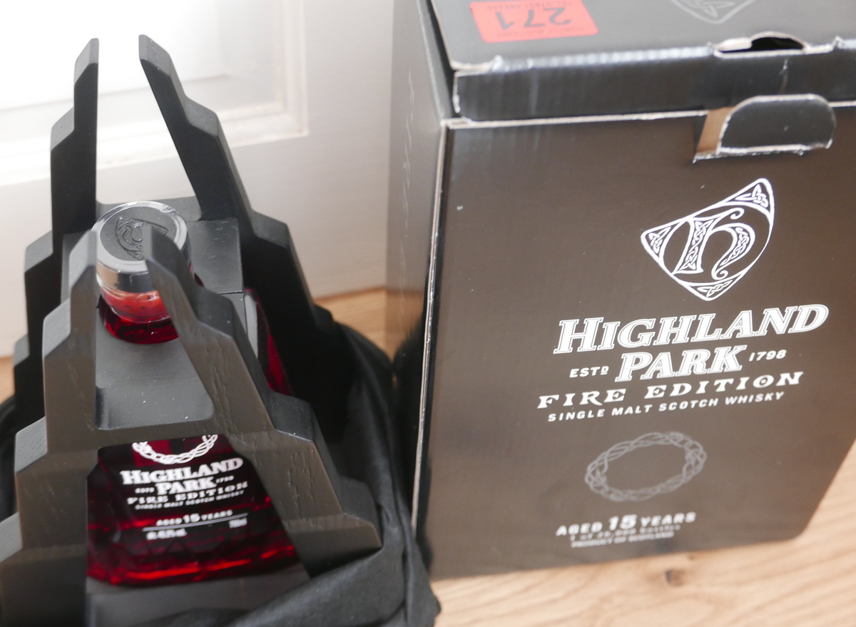 Boxed Bottle of Highland Park Fire Edition Single Malt Whisky. - Image 3 of 3