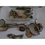 Lot to include Silver Bracelets - Watches etc.