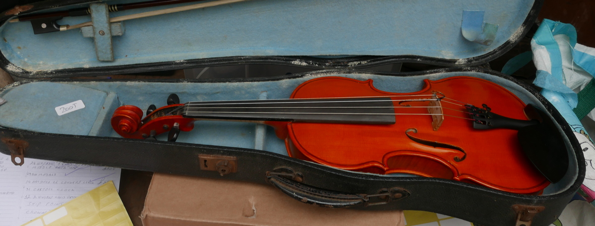 Violin by A Robertson, Garmouth, Morayshire made in 2002 - 14 1/2" back - length 23 1/2" - Bild 9 aus 9