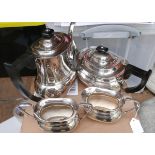 Vintage 4 piece Silver Plated Teaset.