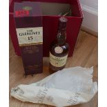 Boxed Bottle of Glenlivet 15 year old French Oak Reserve Single Malt Whisky.