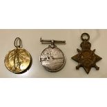 Lot of 3 WW1 Medals to include Long Service Medal.