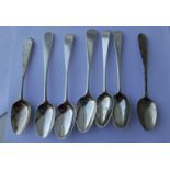 Lot of Scottish Provincial Silver Banff Teaspoons etc.