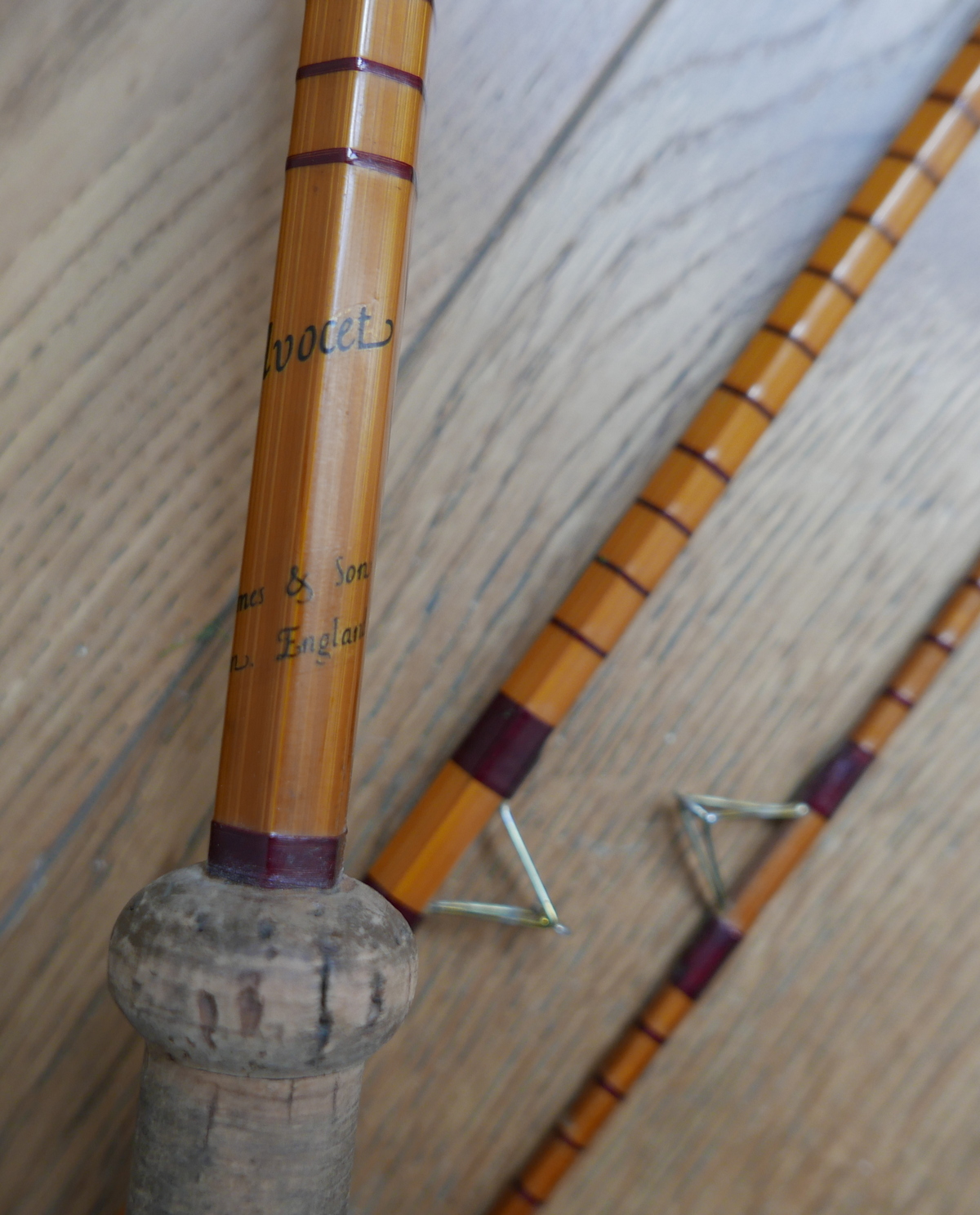 Vintage B James&Son London 3 piece rod in original bag. - Image 5 of 8