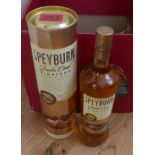Boxed Bottle of Speyburn Highland Single Malt Whisky.