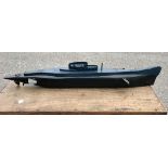 Vintage 1950s/60s Metal Model Submarine - 130cm long.