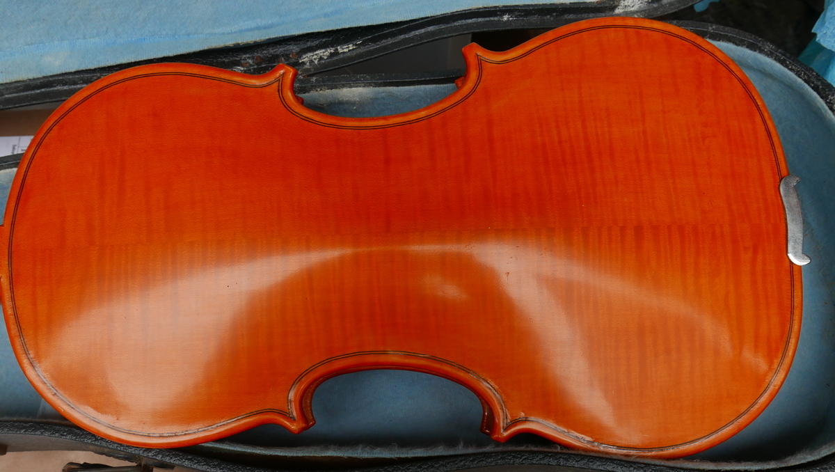 Violin by A Robertson, Garmouth, Morayshire made in 2002 - 14 1/2" back - length 23 1/2" - Bild 6 aus 9