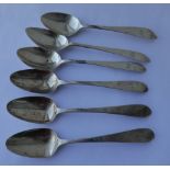 Lot of Antique Irish marked Silver Tea-Spoons.