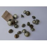 Lot of Antique Aberdeen Railway Station Buttons - over 20.