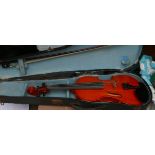 Violin by A Robertson, Garmouth, Morayshire made in 2002 - 14 1/2" back - length 23 1/2"
