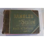 Photographic Album of Rambles in Scotland and North of Ireland 1904-5 approx 60 photos - 6" x 4"