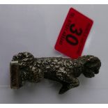 Antique French Poodle Nautical Themed Seal - 7cm.