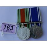 WW2 Pair with Police Medal to: SERGT.THOMAS G.MINOR.