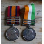 Boer War Pair of QSA (3 bars) and KSA (SA 1901-02) to Berkshire Regiment.