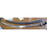 Antique Tulwar Sword - 34 1/4" long.