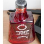 Boxed Bottle of Highland Park Fire Edition Single Malt Whisky.