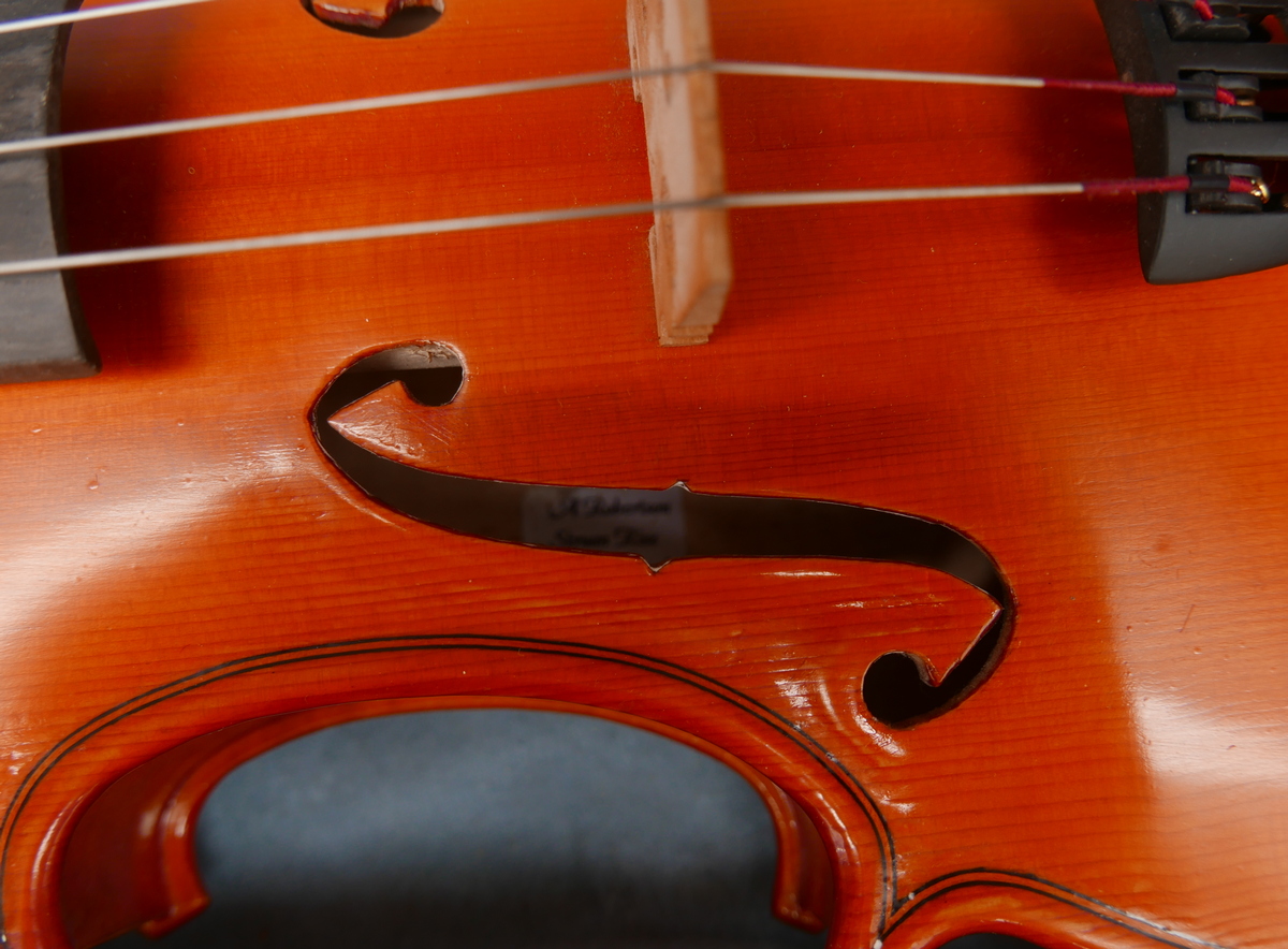 Violin by A Robertson, Garmouth, Morayshire made in 2002 - 14 1/2" back - length 23 1/2" - Bild 7 aus 9