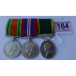 WW2 Group of 3 with Territorial impressed: 1451001 .GNR. J.D.WEIR.R.A.