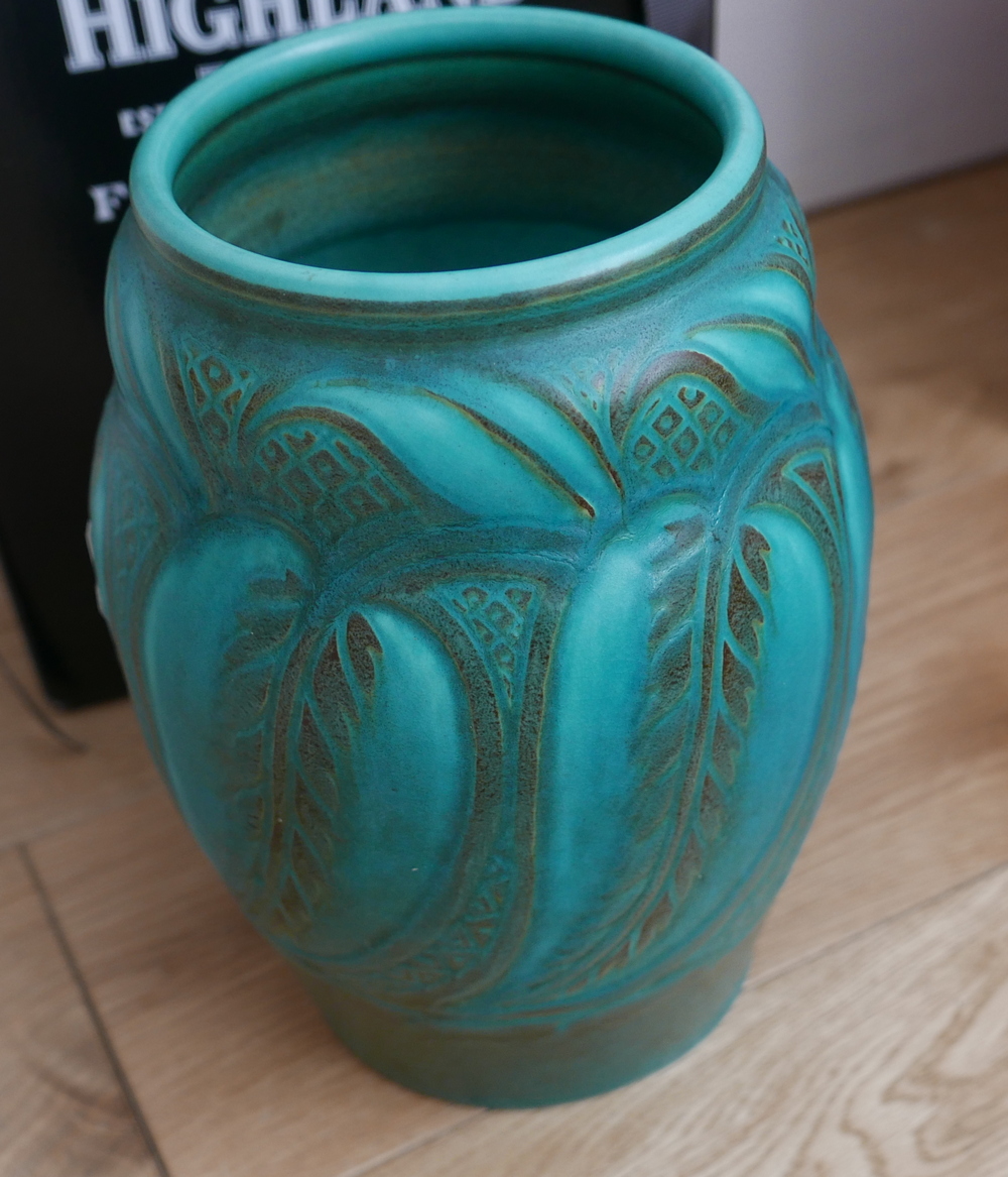 Vintage Royal Lancastrian Vase - 9" tall. - Image 2 of 4