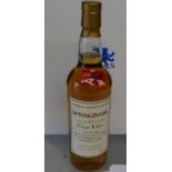 Bottle of Springbank 17 year old Private Edition Single Malt Whisky.