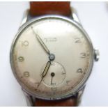Vintage Stainless Steel Rolex Tudor Gents Watch - working condition.