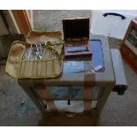 Vintage Scientific Lab Scales with weights etc.