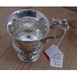 William 1V 1834 Silver Cup - 3 5/8" tall.