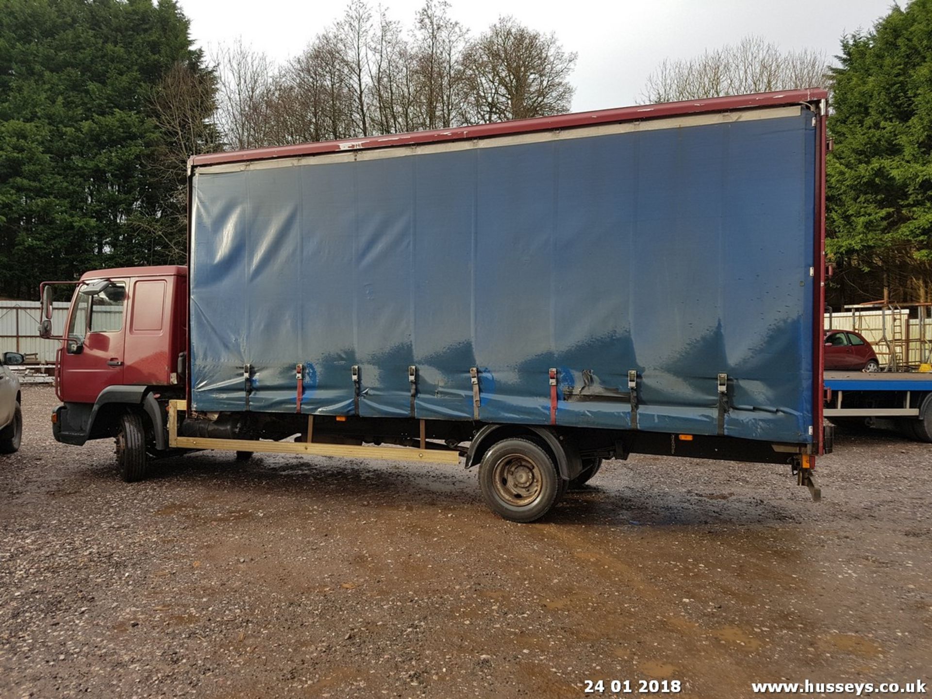 MAN CURTAINSIDER 8/163 REG NUMBER :Y354TVP 514,000KMS TEST 28/05/18 - Image 4 of 7