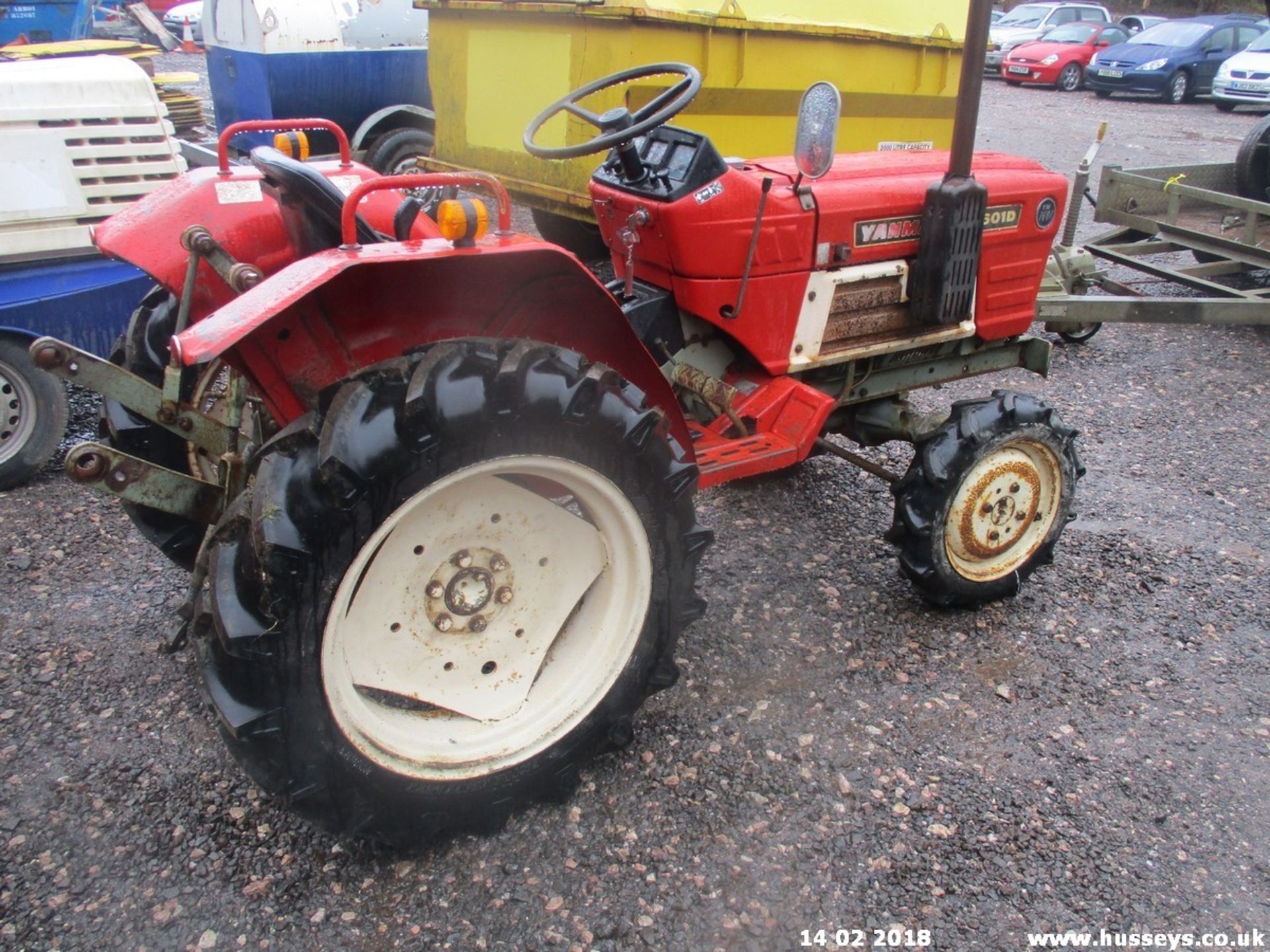 YARMAR 160ID 4WD COMPACT TRACTOR, RUNS,DRIVES (1035 HRS) NEW REAR TYRE - Image 5 of 5
