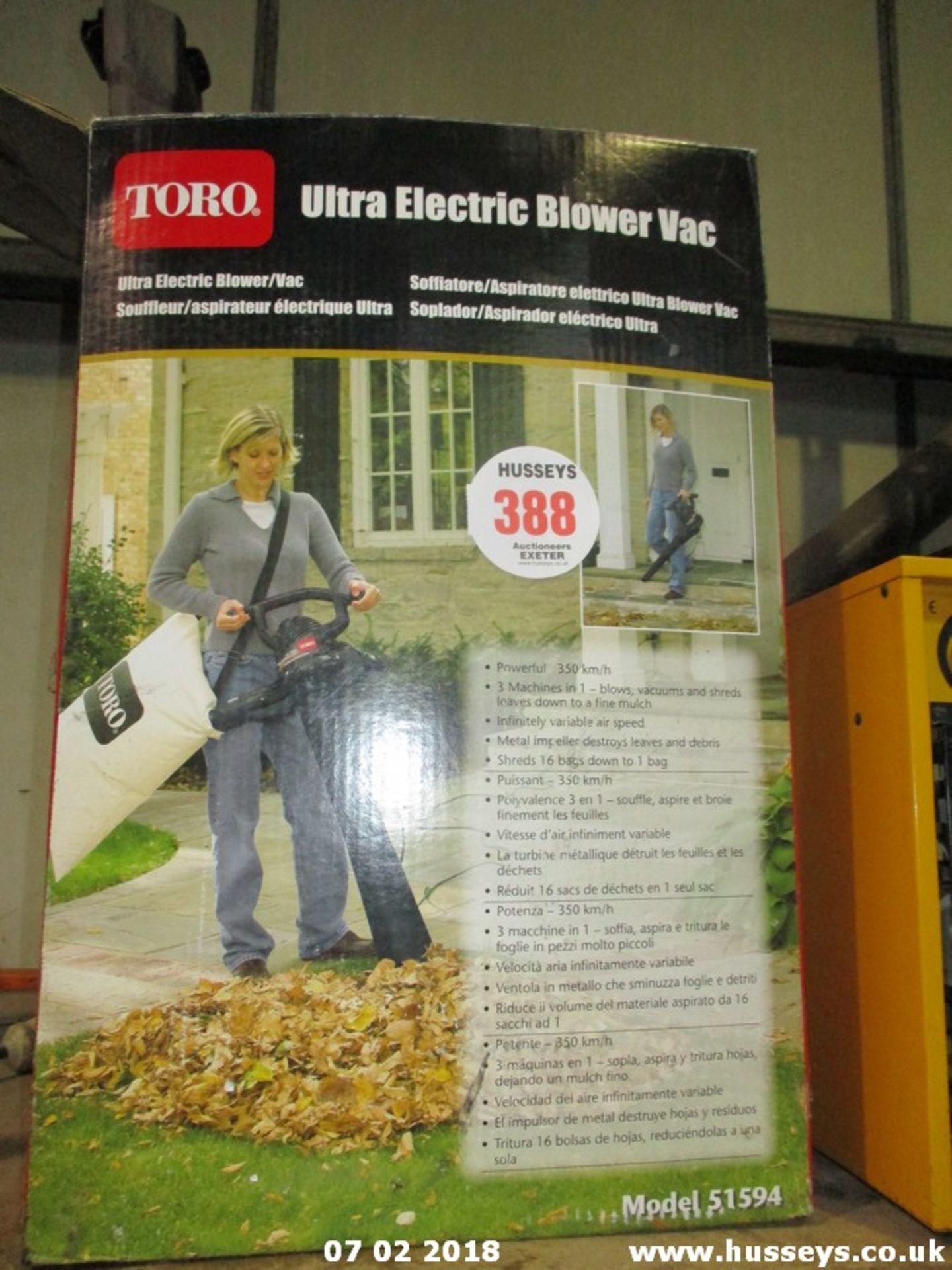 TORO ELEC BLOWER/VAC