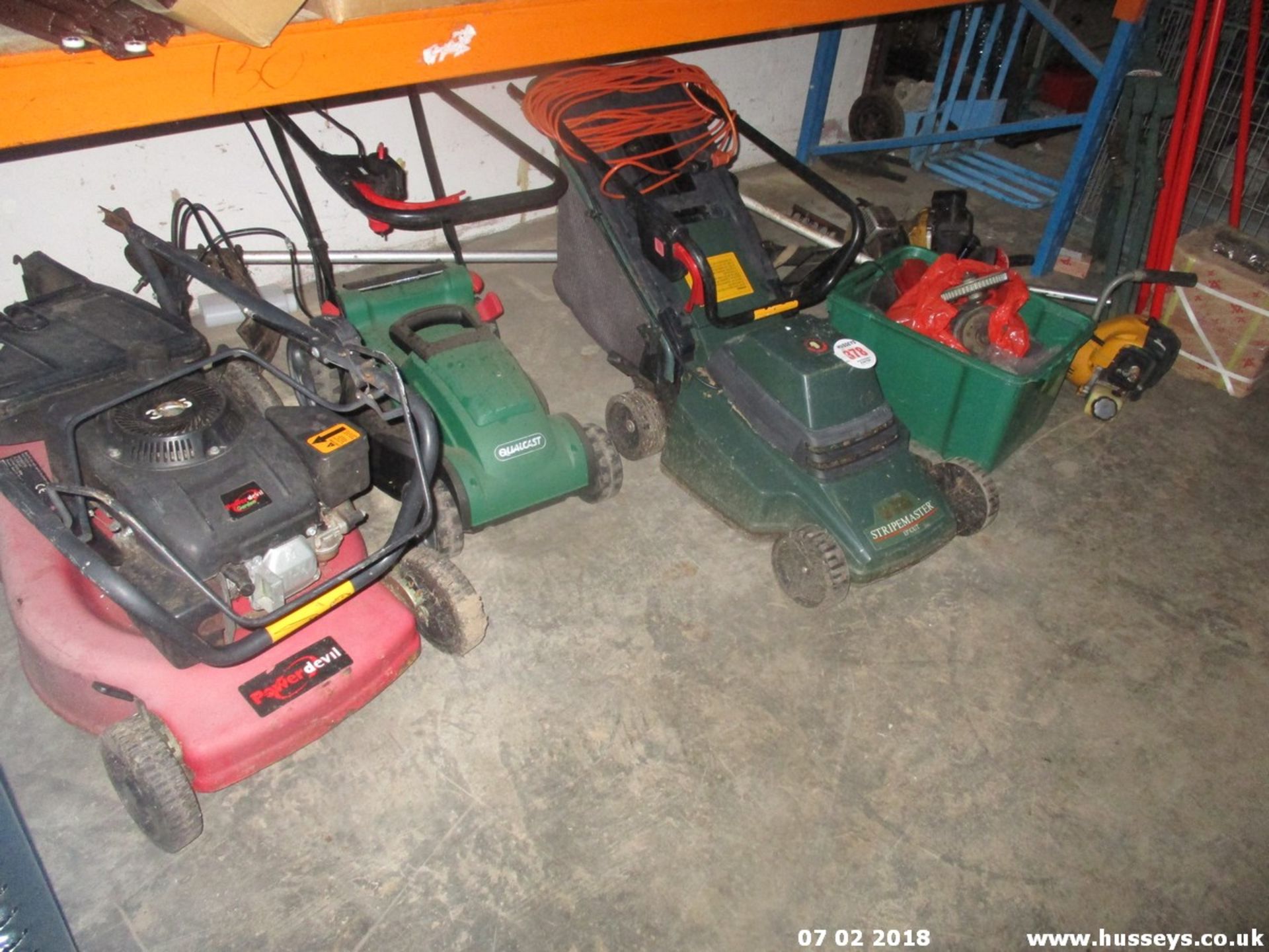 ASSORTED GARDEN MACHINERY