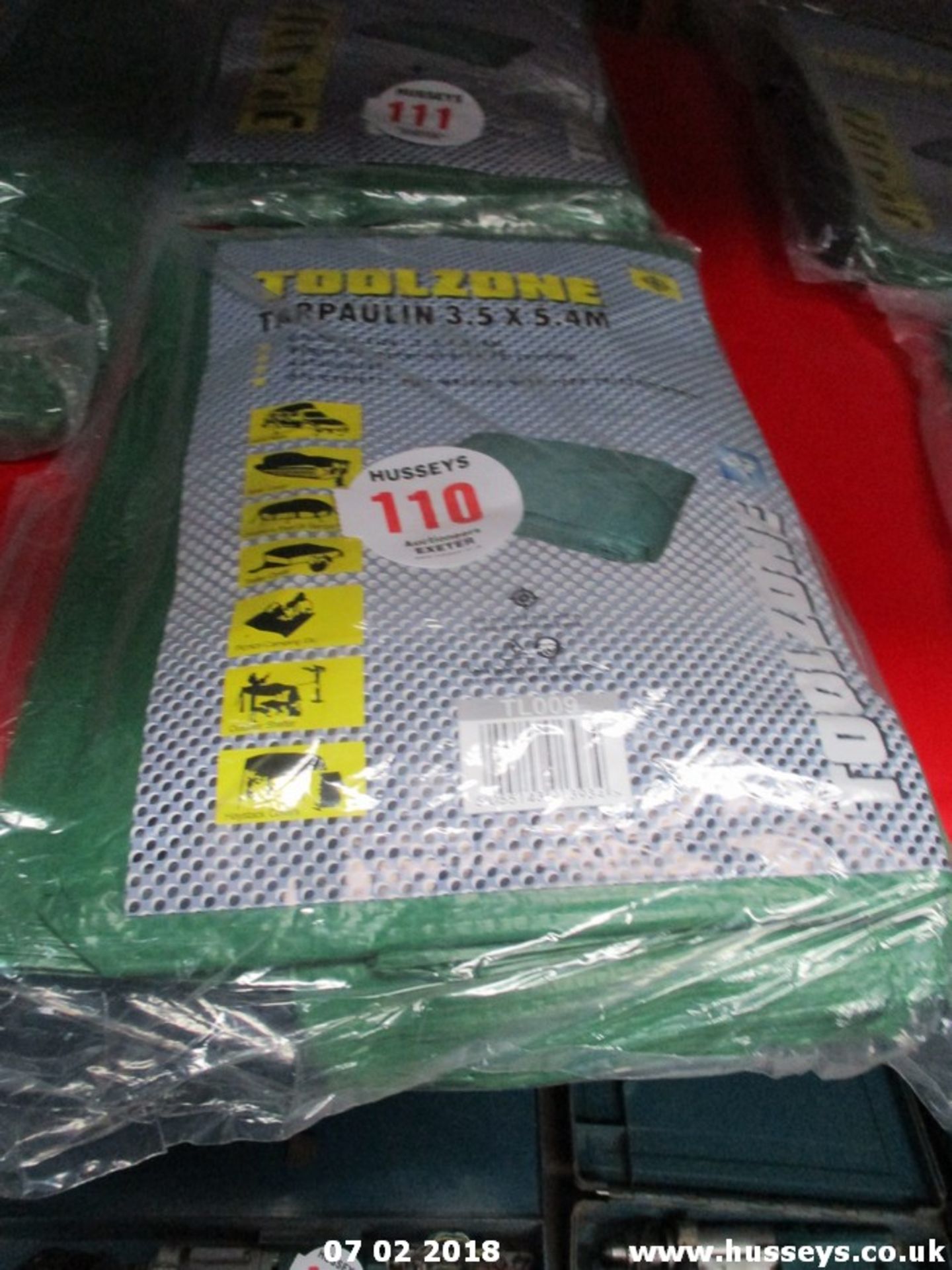 12X18 TARPAULIN (NEW & UNUSED)