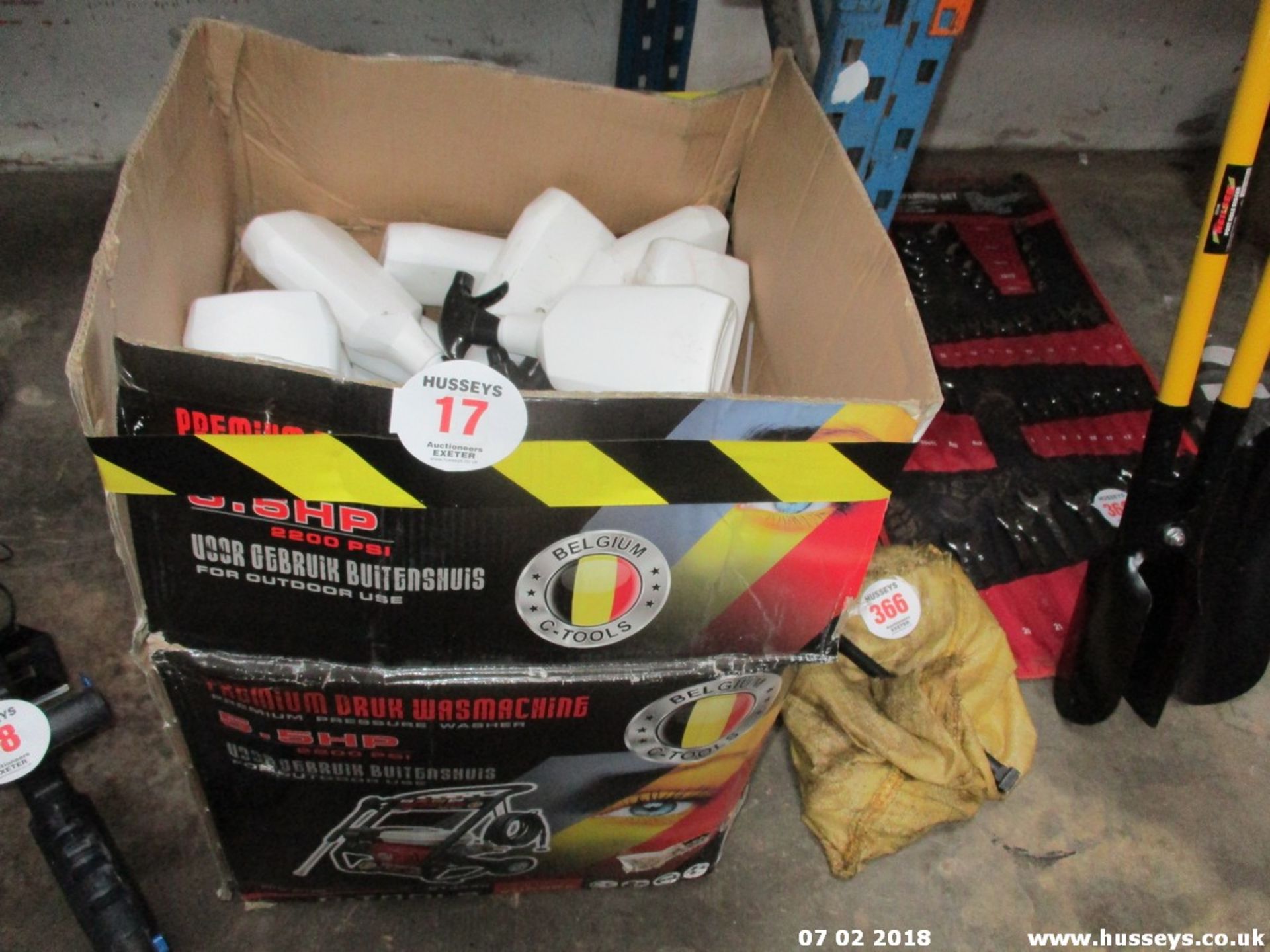 BOX OF SPRAYERS