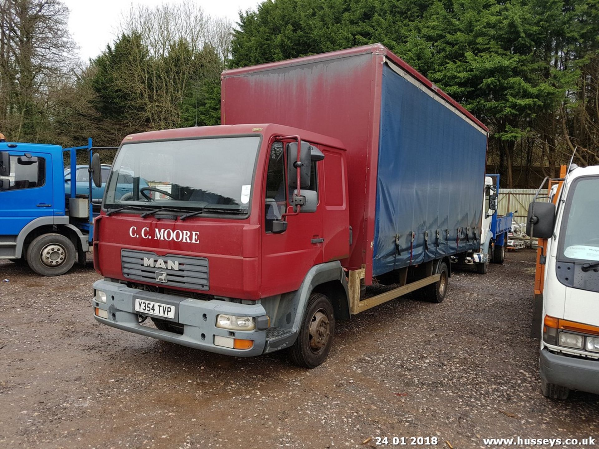 MAN CURTAINSIDE 7.5 TON LORRY,MOT MAY 2018,514000KM, 2 OWNERS, Y354 TVP - Image 6 of 7