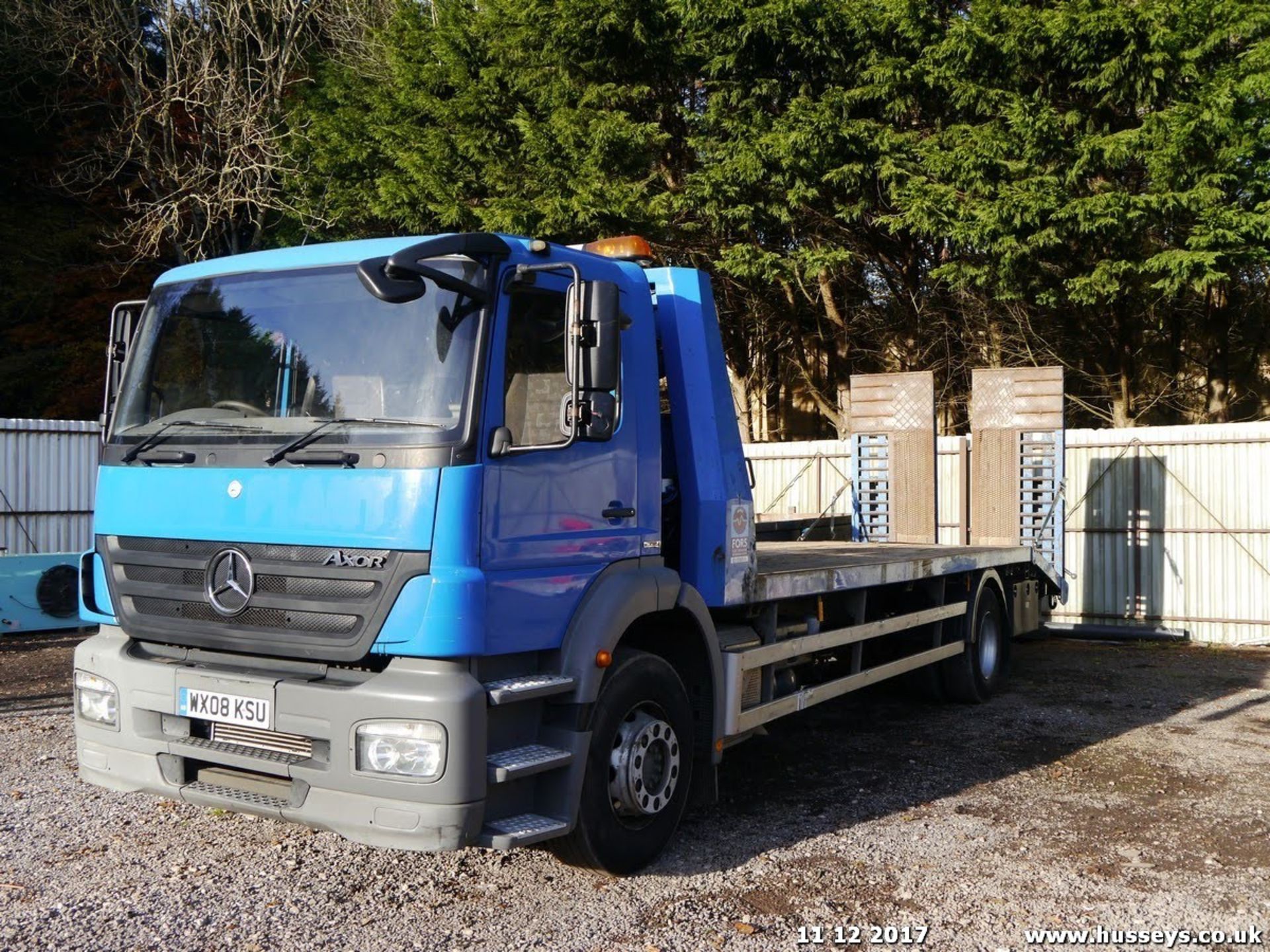 MERCEDES AXOR BLUE TEC BEAVER TAIL C/W WINCH LORRY,MOT MAY 2018,555833KM,WX08KSU - Image 2 of 3