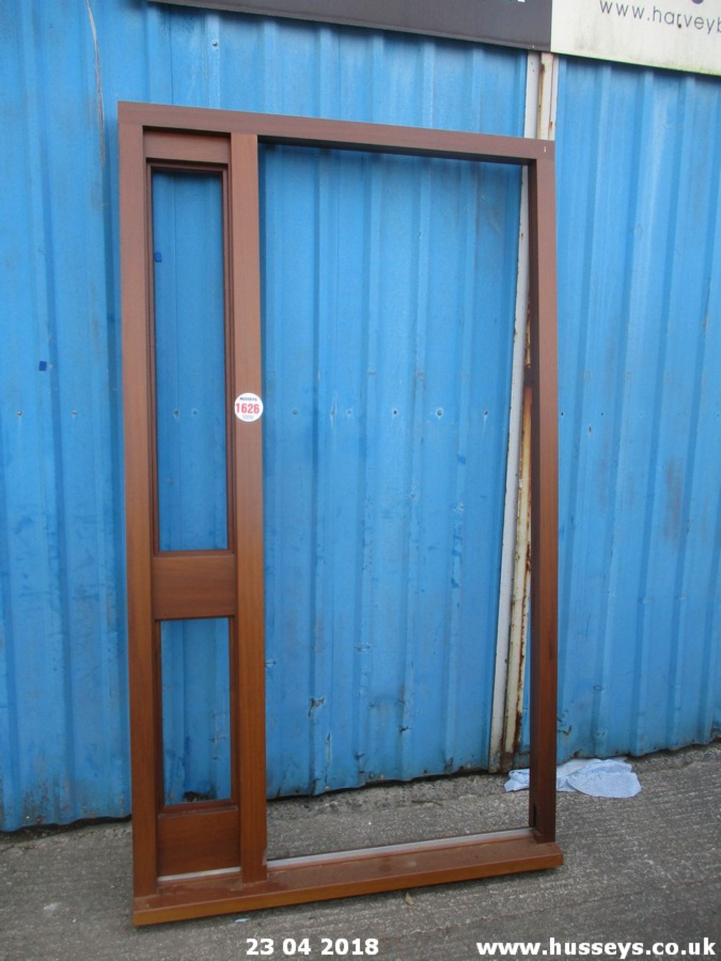 DOOR FRAME WITH SIDE LIGHT IN IROKO 1200X2080 FITS DOOR 820X1980