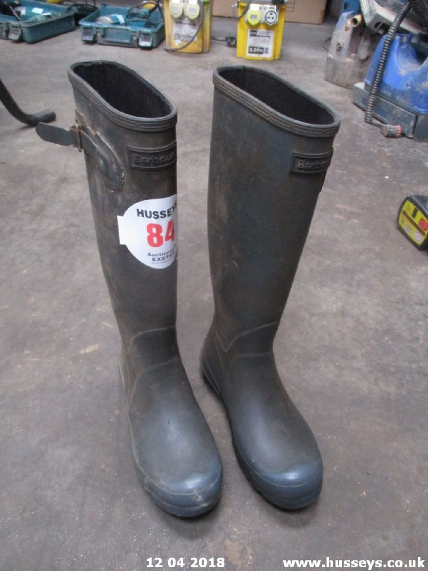 PR OF BARBOUR WELLIES