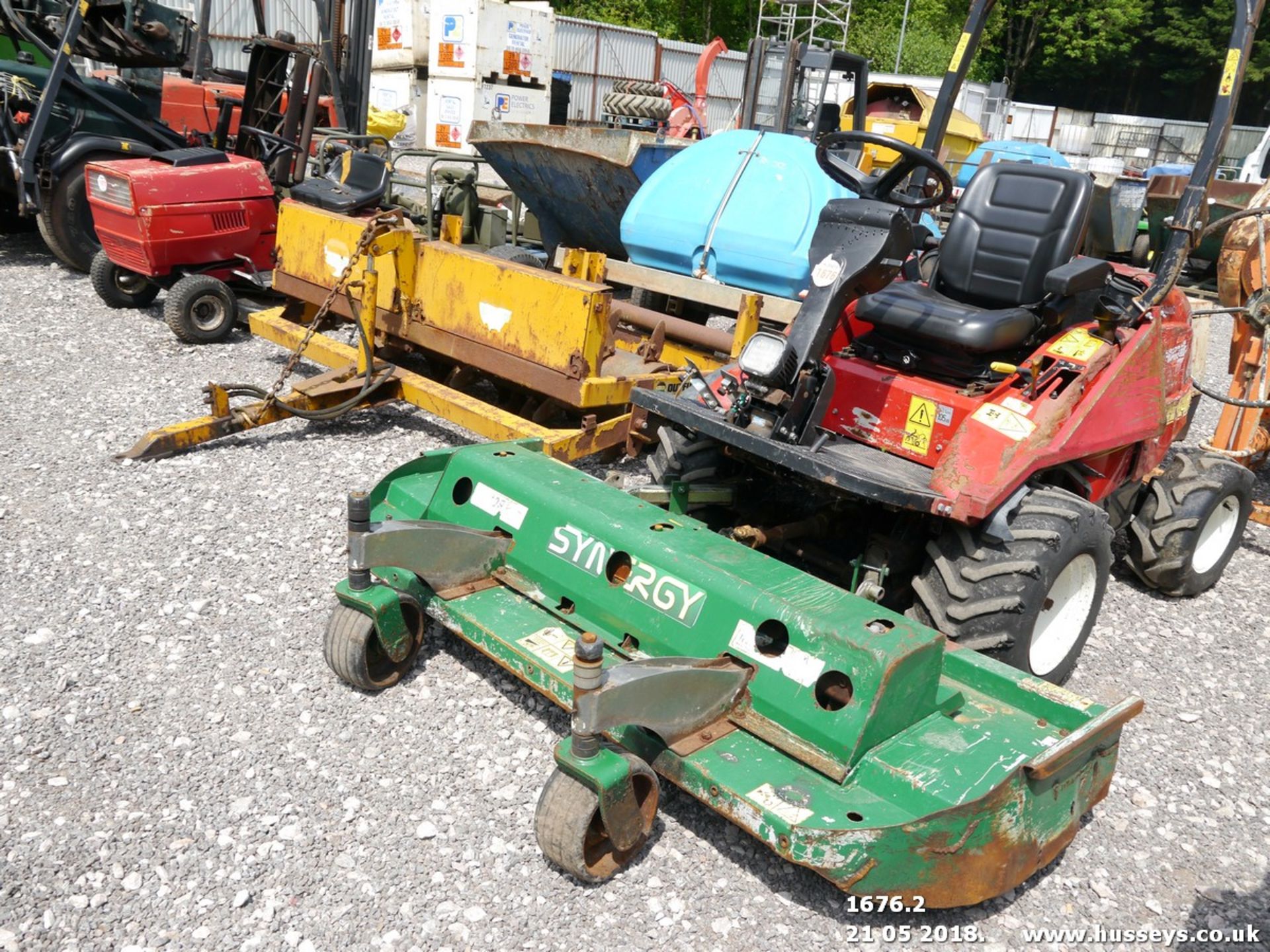 SHIBAURA CM374 FWD OUT FRONT MOWER RUNS DRIVES CUTS - Image 3 of 3